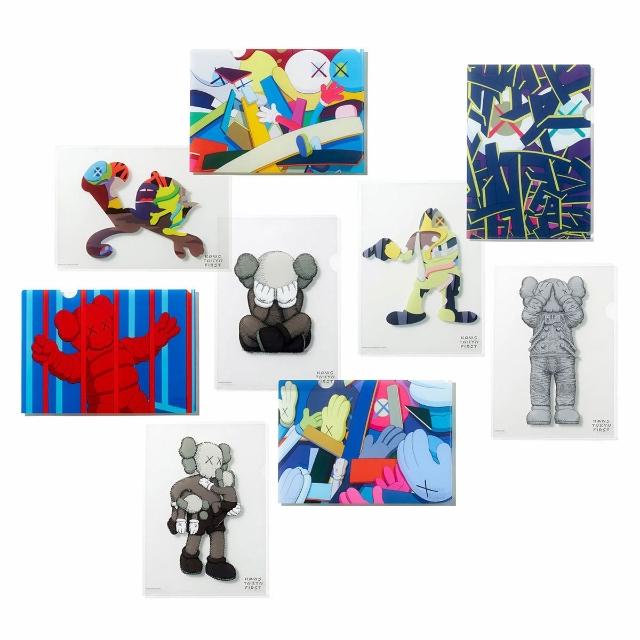 KAWS TOKYO FIRST 東京展覽限定限量A4 資料夾透明