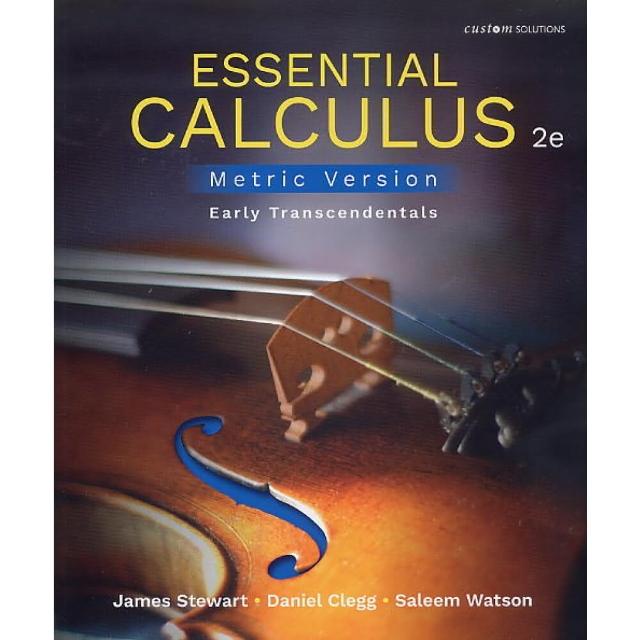Cengage】Essential Calculus: Early Transcendental Metric