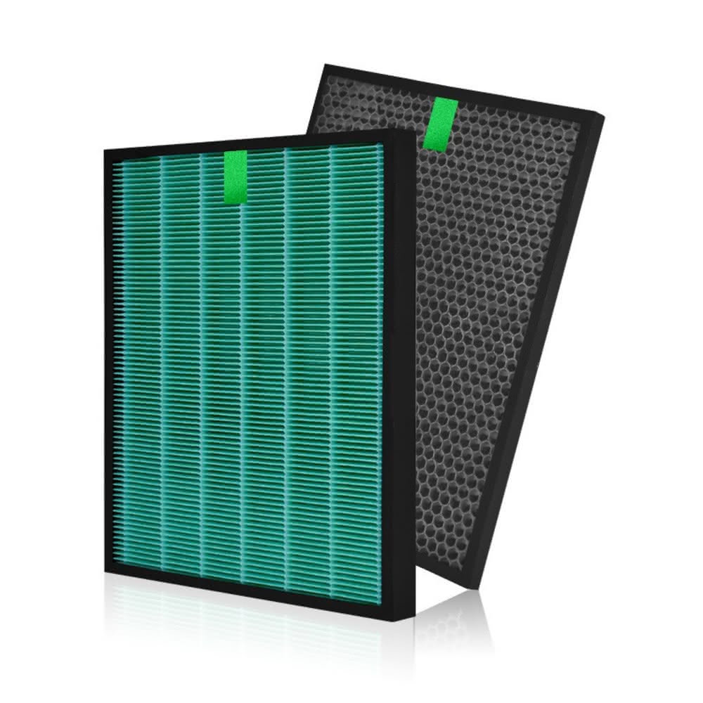 【Have Green Days 綠綠好日】適用 大威Winix Zero Costco好巿多專售 AZBU380-HWT 蜂顆活性碳濾網 抗菌HEPA濾心(EPA抗菌濾芯 蜂巢顆粒活性碳)