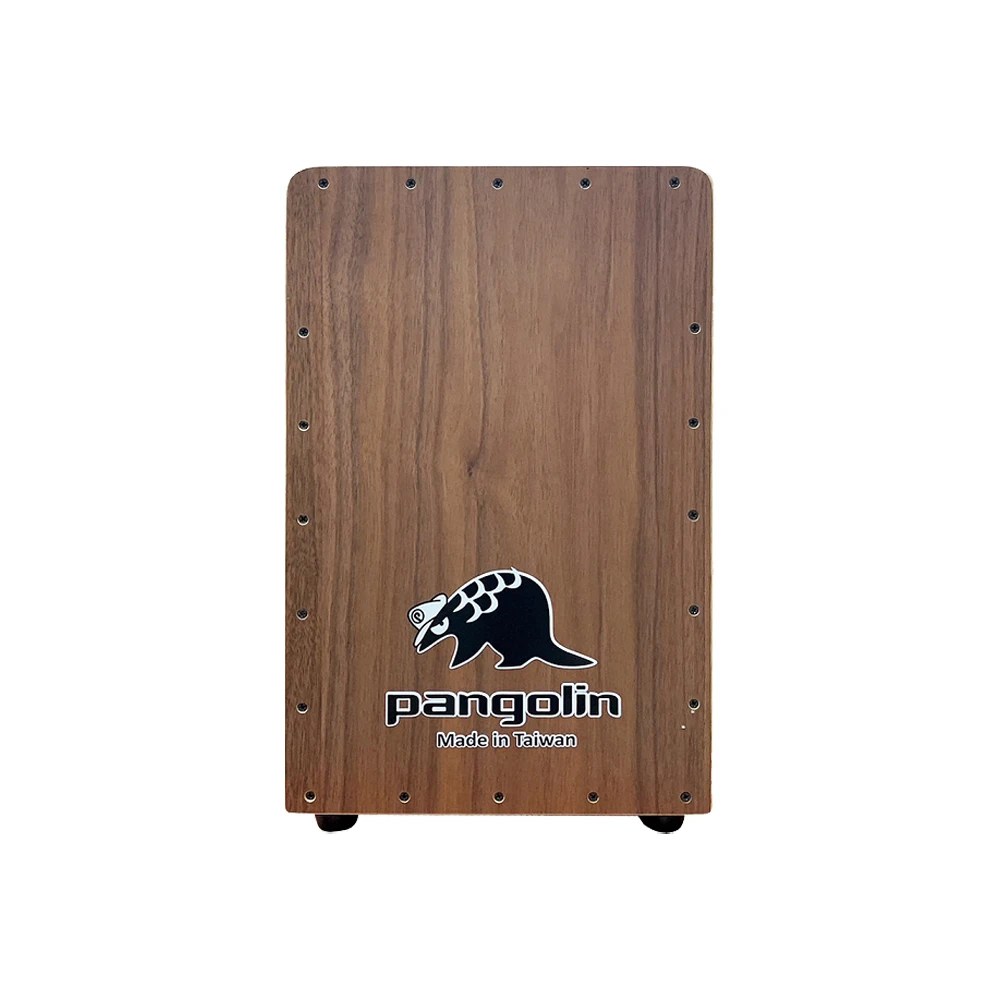 【PANGOLIN】台灣製 PGT-20 木箱鼓 面板：胡桃木 側背板：樺木小鼓響線 木箱鼓 Cajon 贈樂器吊飾