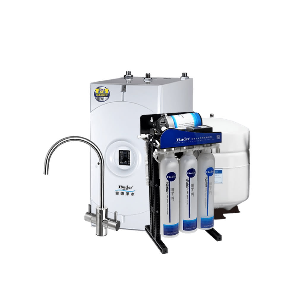 【Buder 普德】BD-3004A 廚下型冷熱飲水機 搭配 RO-2604 五道RO逆滲透純水機省錢王-專業快速安裝
