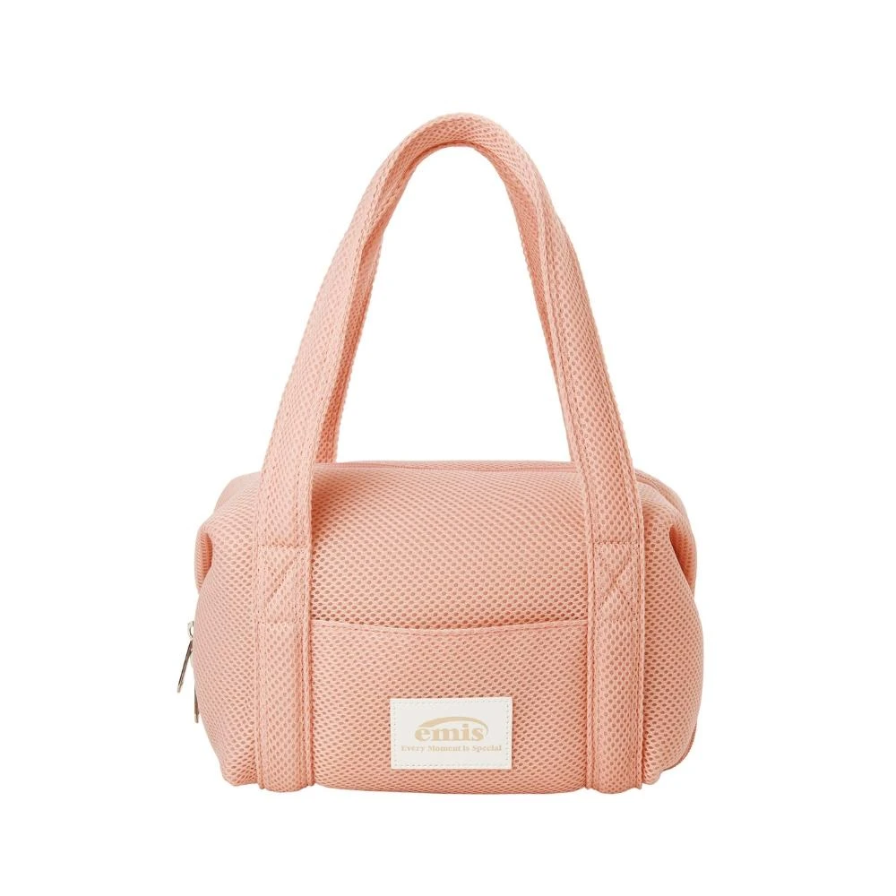 【EMIS】MESH MEDIUM DUFFLE BAG-PEACH MESH MEDIUM DUFFLE BAG-PEACH