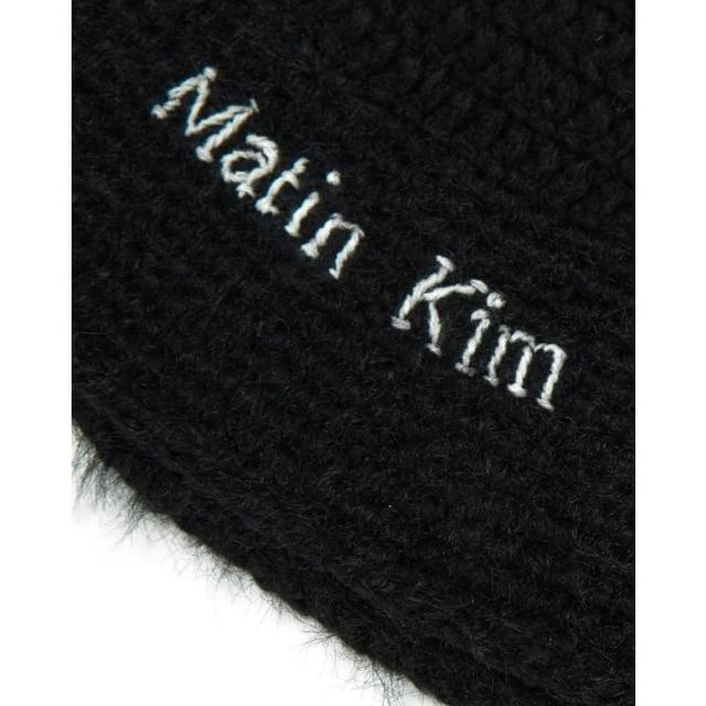 帽子 MATIN KIM LOGO HAIRY KNIT <No.073> MATIN KIM LOGO HAIRY KNIT <No.073> - メルカリ