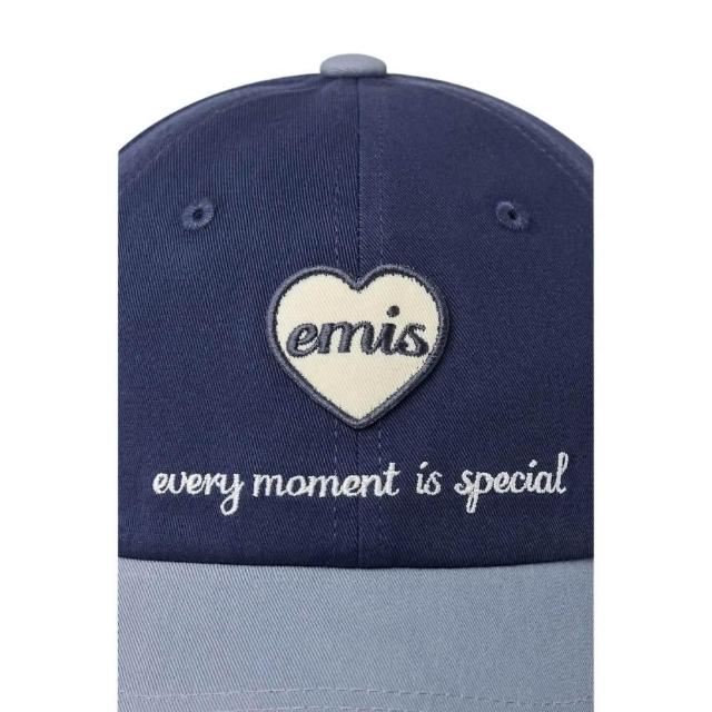 emis】預購韓國emis HEART WAPPEN TONE ON TONE BALL CAP 愛心