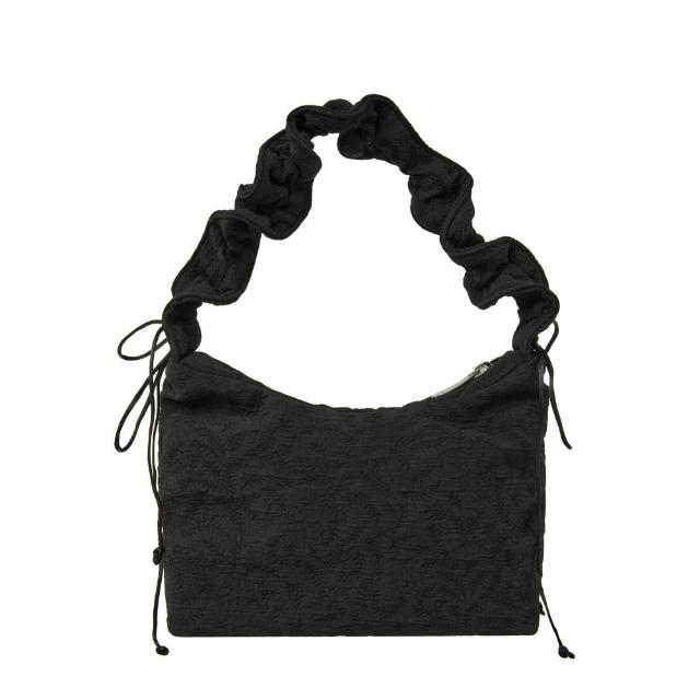 【EMIS】 RIBBON STRING HOBO BAG /追跡付 RIBBON STRING HOBO BAG-PINK - EMIS