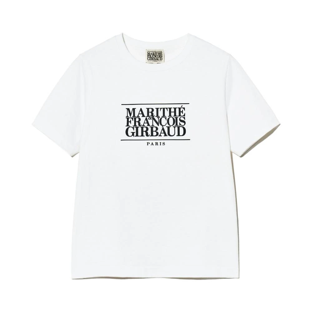 ★Marithe + Francois Girbaud★ W HEART WAPPEN CROP RINGER TE MARITHE FRANCOIS GIRBAUD】預購韓國MARITHE W HEART WAPPEN