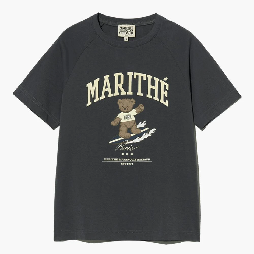 [MARITHE] ★韓国人気★SURFING DOODLE BEAR TEE SURFING DOODLE BEAR TEE white - MARITHÉ+FRANҪOIS GIRBAUD