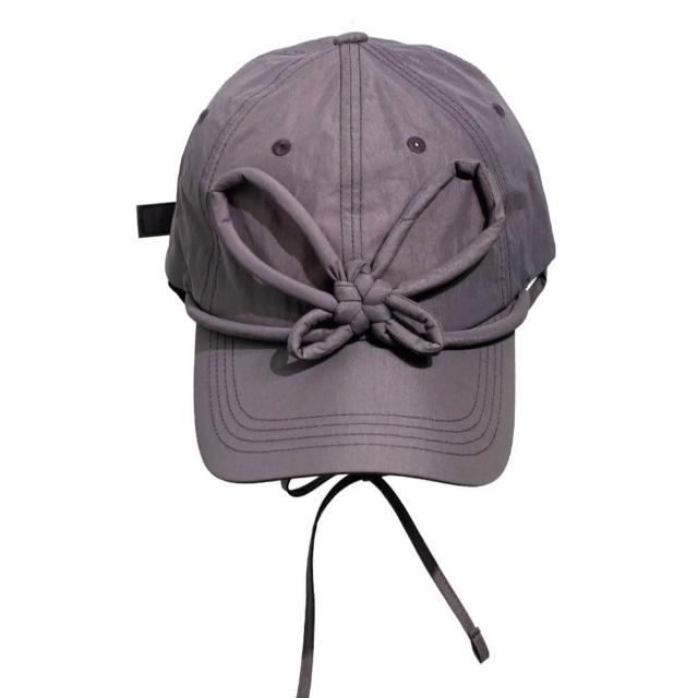 預購韓國ONGO HAPPLYxONGO NYLON BUTTERFLY KNOT CAP 尼龍蝴蝶結