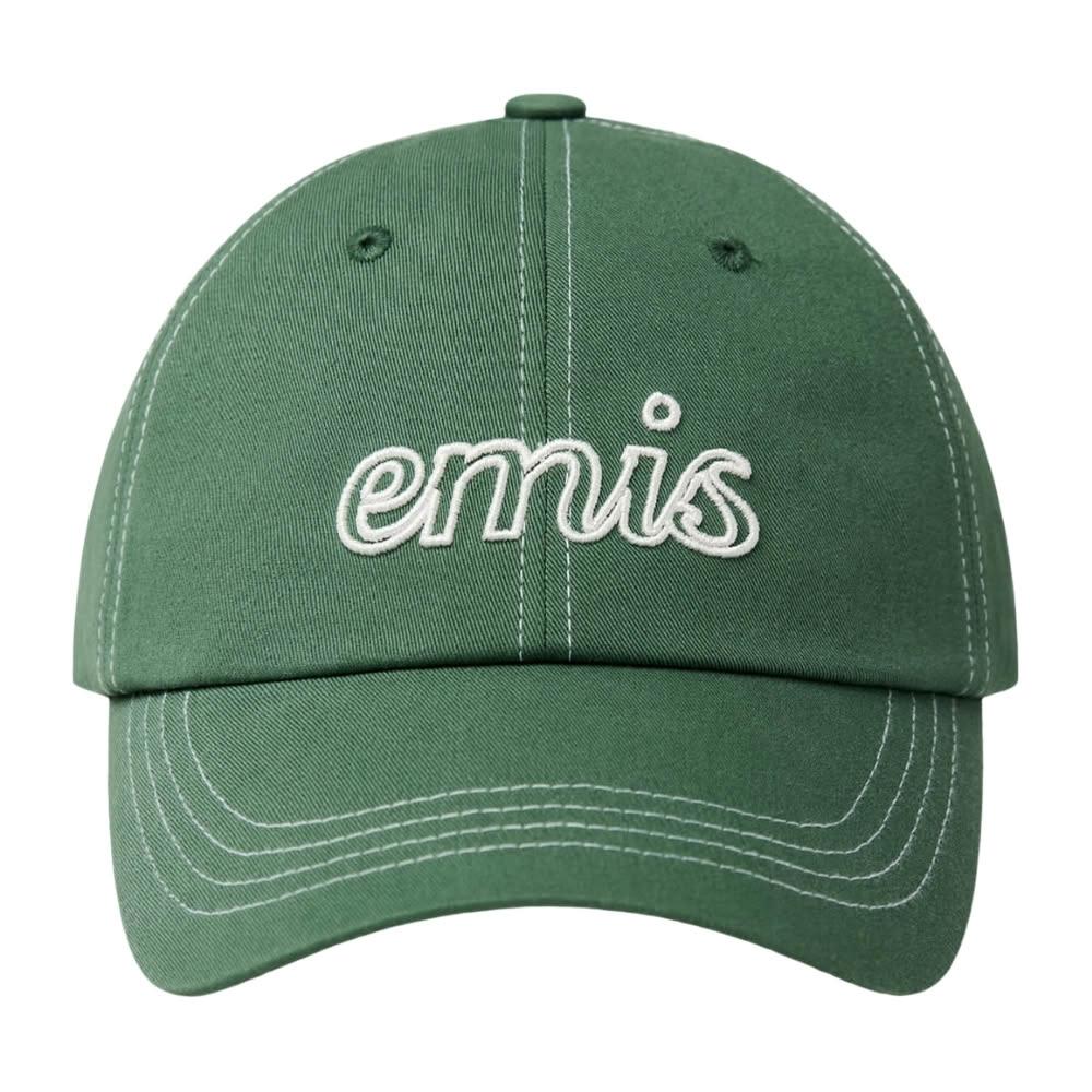 【EMIS】 LETTERING LOGO WHITE STITCH BALL CAP /追跡付 13a400fc8cda81570d0e363dc07938