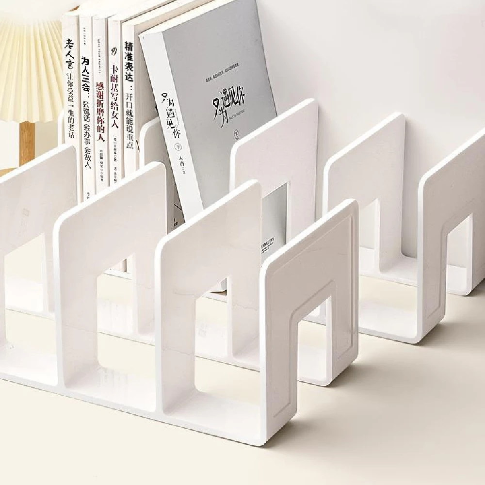 【JOEKI】四格書架四格收納書架 書架 書立 多格書架 分隔架 文件收納架 桌面書架 書本收納