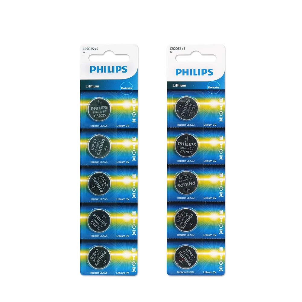 【JOEKI】Philips飛利浦電池Philips 飛利浦 鈕扣電池 充電電池 CR2025 CR2032