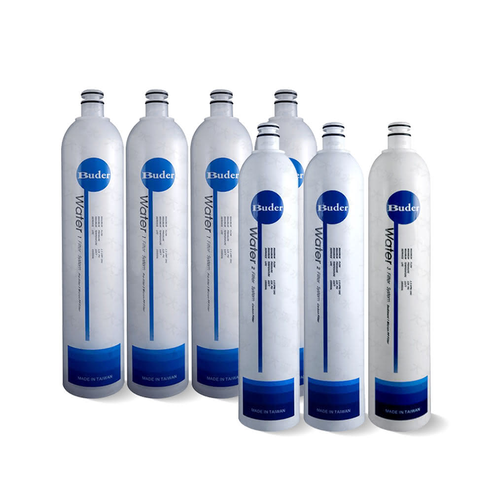 【普德】DC一代快拆 RO-1101四支 RO-1201二支 RO-1301一支 年份濾心組合  共7支 (RO1101 RO1201 RO1301)