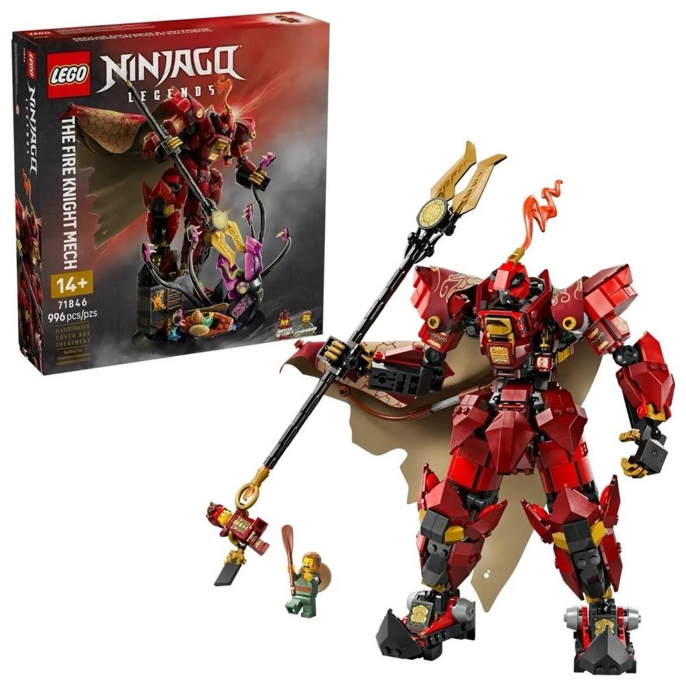 LEGO 樂高】71843 Ninjago 旋風忍者系列羅格的機械人龍騎士(龍積木模型)
