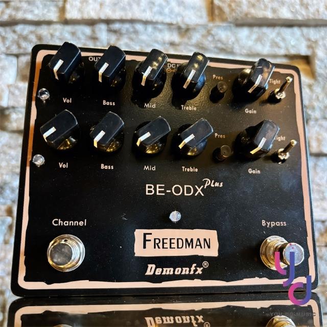 Demonfx 〔 Freedman BE-ODX Plus 〕 效果器電吉他雙軌破音前級公司貨