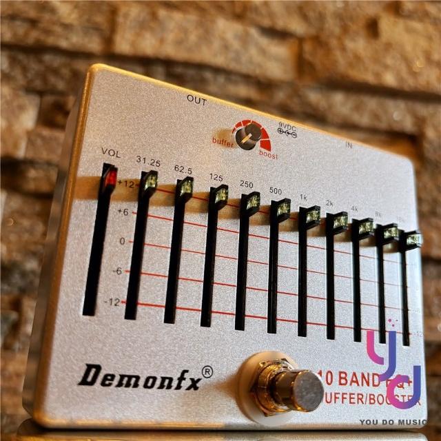 Demonfx Audio 10 BAND EQ BUFFER Booster 電吉他效果器mxr
