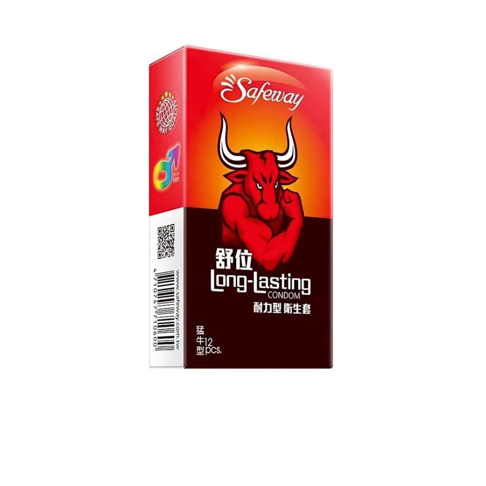 【safeway 數位】猛牛 耐力型保險套 12入裝