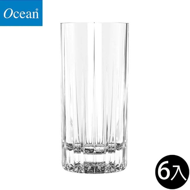 Ocean】高球杯350cc 時光刻影PRE Traze系列6入組(高球杯調酒杯