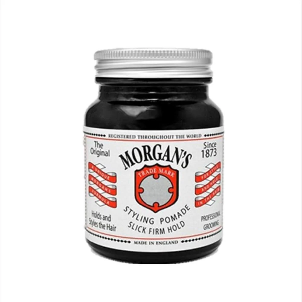 【Morgan 摩根】髮爾Hair 含扁梳 100g 銀標Morgan 超強定型 Pomade Morgan髮油 摩根髮油(造型品)