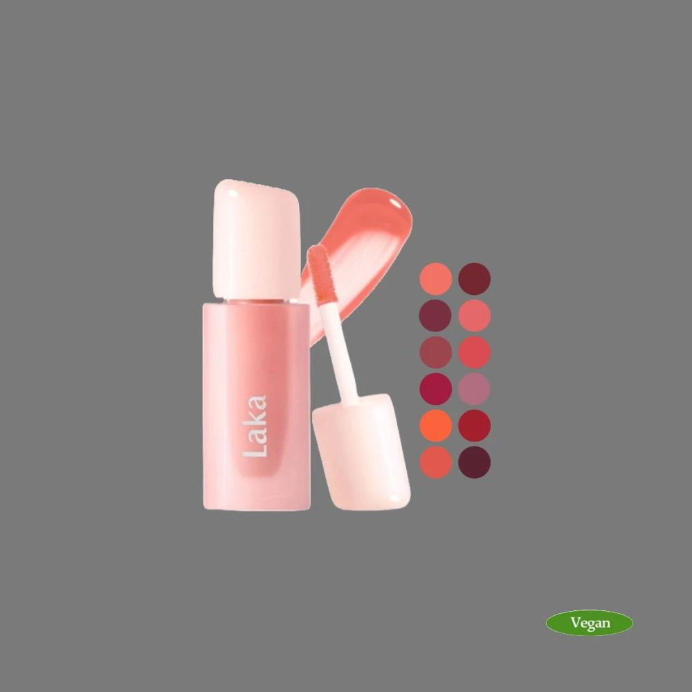 【Laka】« lacarpe » 泡泡氣球豐盈唇釉 12色 4.5g（純素｜無性別彩妝｜透明｜水潤｜光澤｜豐盈｜保濕｜彈性｜鮮豔｜嘟嘟唇）