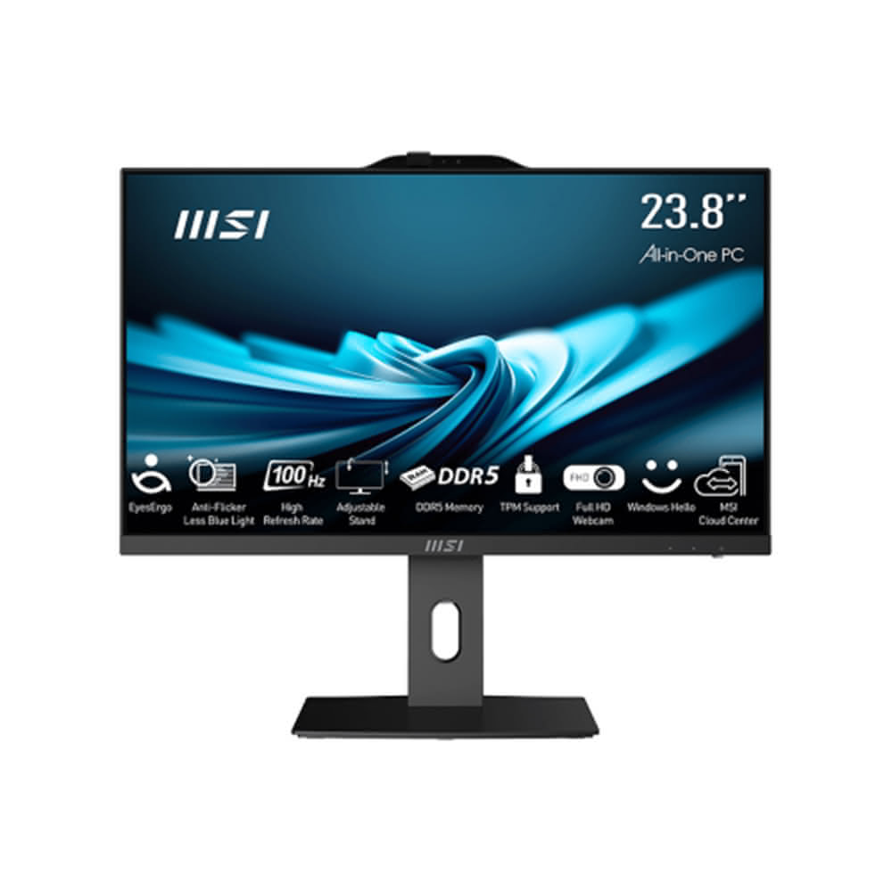 【MSI 微星】PRO AP242P 14M-619TW-SP4 24型 黑 特仕版i5-14400/32G DDR5/512G PCIE+1TB HDD/W11