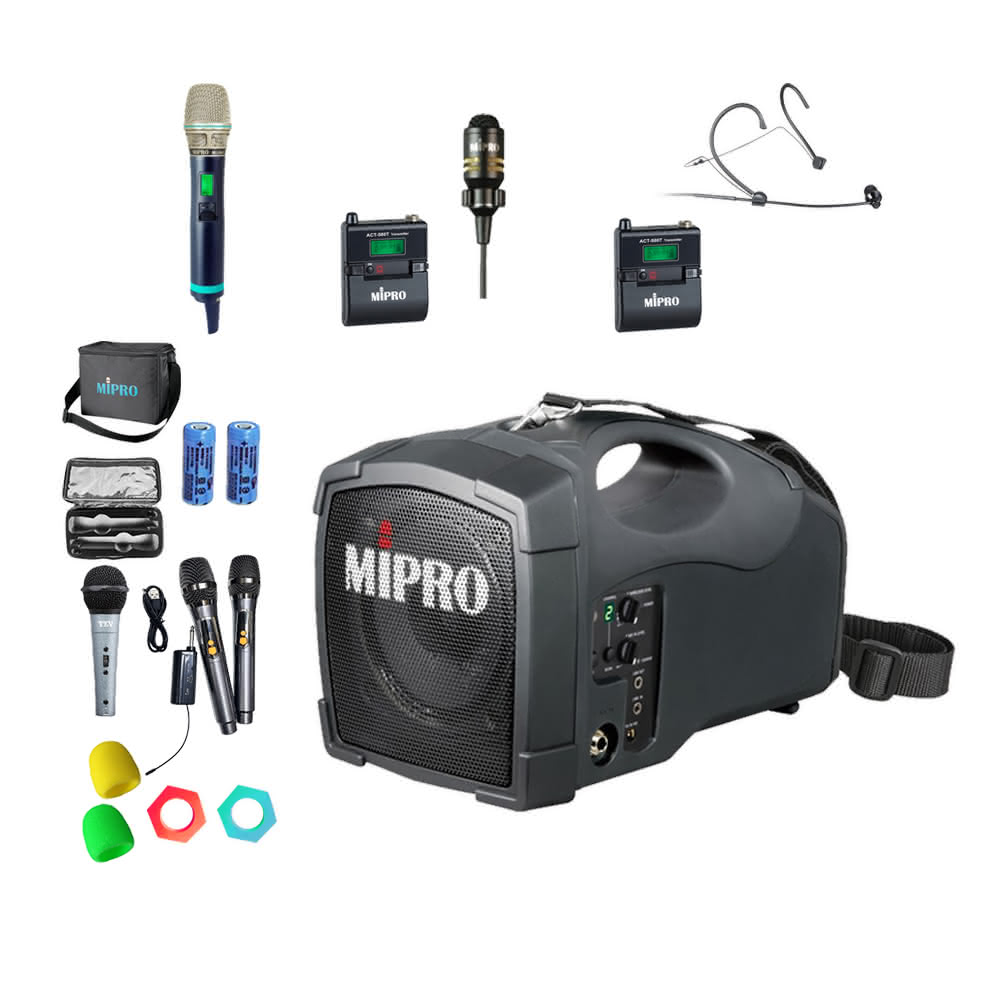 【MIPRO】MA-100 配件ABC擇一(5.8GHz 單頻無線麥克風喊話器580H)