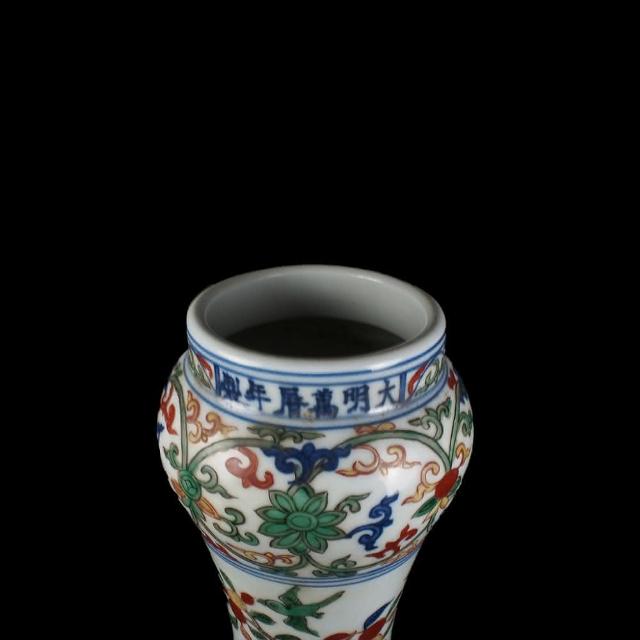 中国　五彩　蒜頭瓶　龍鳳草花図　大明萬暦年製銘 中国 五彩 蒜頭瓶 龍鳳草花図 大明萬暦年製銘 2025年最新】Yahoo!