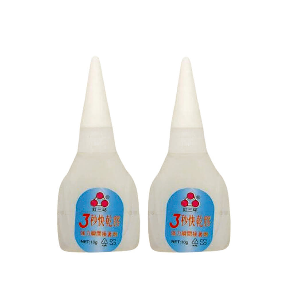 強力瞬間接著劑3秒快乾膠  2入 瞬間膠萬用膠 焊接劑 快乾膠    