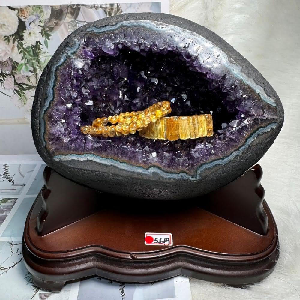 紫水晶 アメジスト (紫水晶) タンブル 20.7g / Amethyst - YouTube