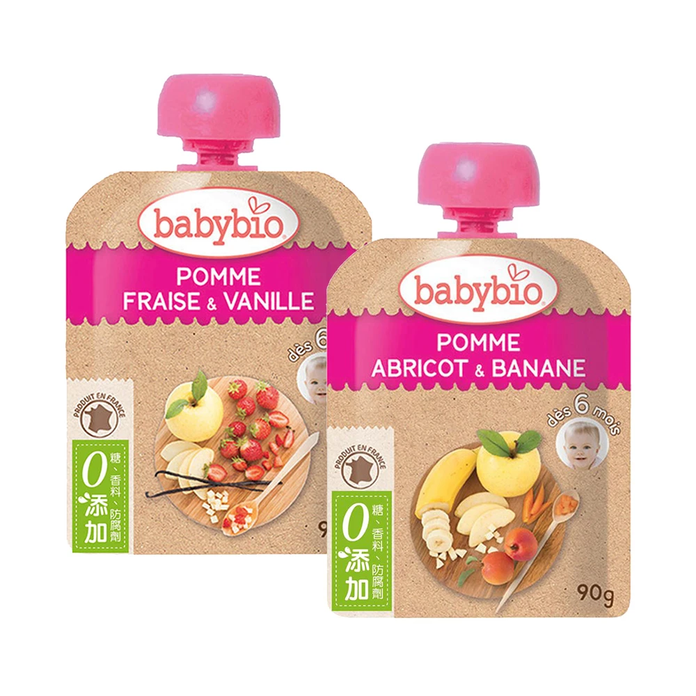 【BABYBIO】纖果泥隨身包6M+ 短效期生機 果泥 寶寶果泥 優鮮果 法國果泥 倍優 嬰幼兒副食品