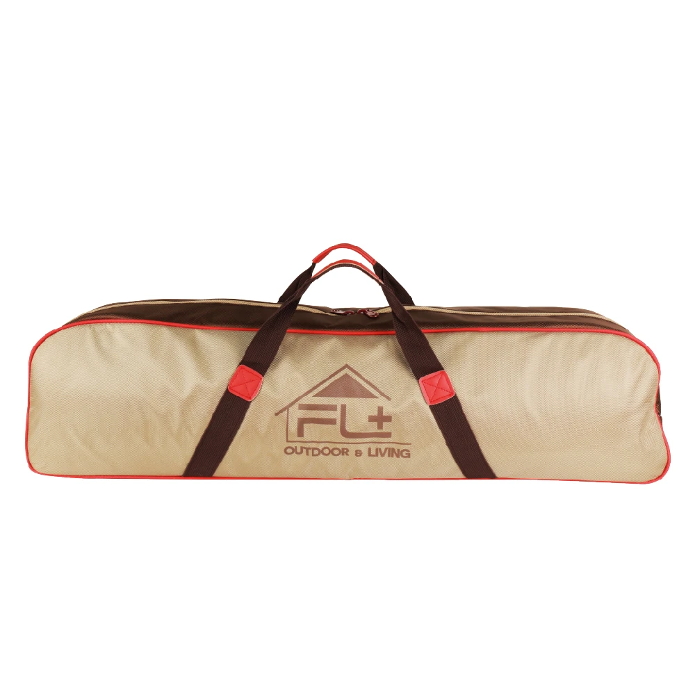 【FL 生活+】頂級超厚抗撕裂1680D牛津布營柱收納袋-彈扣式8支裝(FL-098)