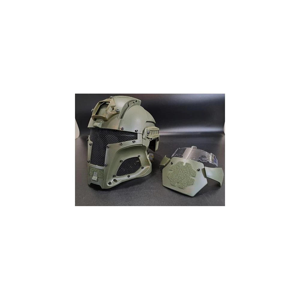 翔準軍品AOG  全罩式 游擊頭盔 黑色 HL-97 中古世紀鋼鐵頭盔 星際大戰 護具 戰術 防護頭盔 E0120JBH