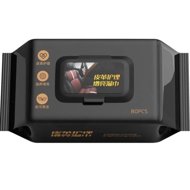 【7822 shop】皮革護理增亮濕巾 80抽 汽車皮革保養 皮衣保養 皮包保養 座椅保養 汽車皮革清潔 皮鞋保養