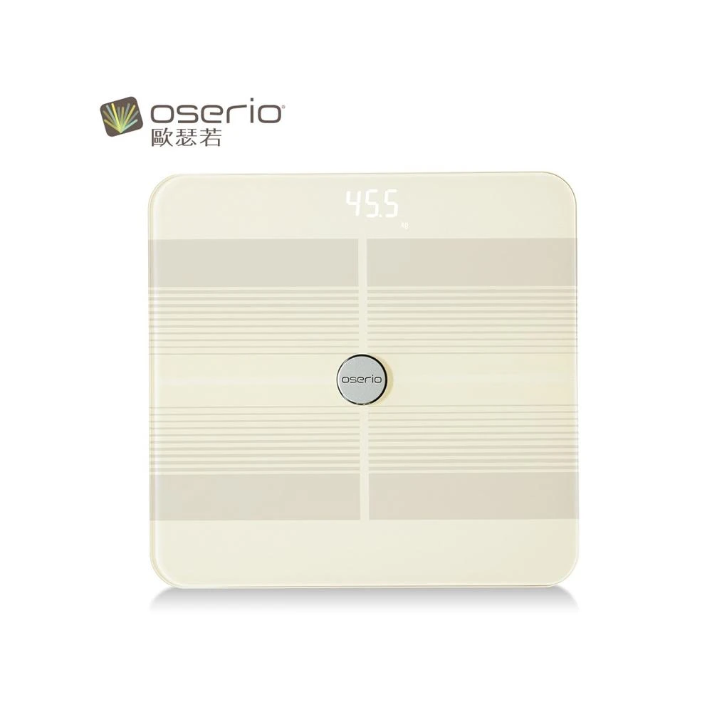 oserio無線心率體脂計FTG-168(七合一檢測/歐瑟若/體脂肪機/藍芽體重計/藍牙傳輸體脂機/母親節禮物)