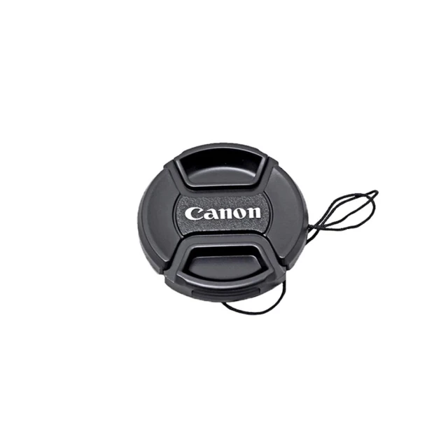 【攝彩】佳能 Canon副廠鏡頭蓋(附防丟繩 49 52 55 58 62 67 72 77 82mm)