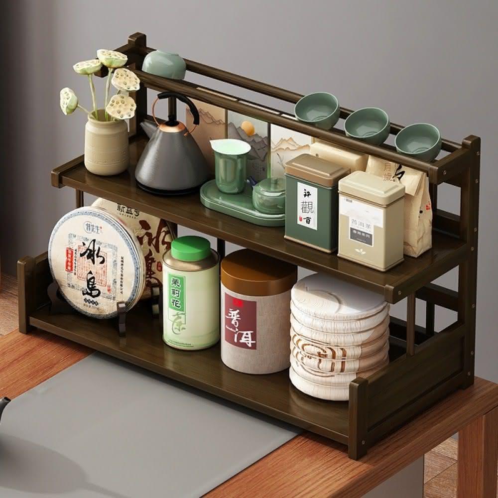 MatsuTa 松太】木杯架茶具架展示架杯子收納置物架桌面博古架紫砂