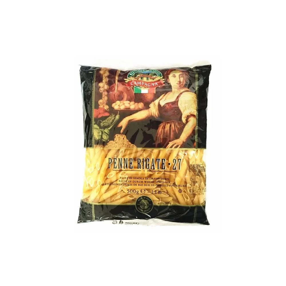 【Campagna】義大利 坎佩納義大利麵500g 筆管麵/筆尖麵#27(義大利麵)
