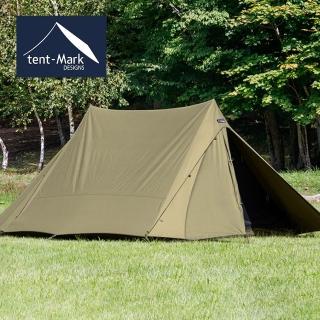 美品 tent-Mark DESIGN TWO PEAKS CABIN TARP tent-Mark DESIGNS】TWO PEAKS CABIN 雙峰帳TM-200167(TC棉帳高遮光