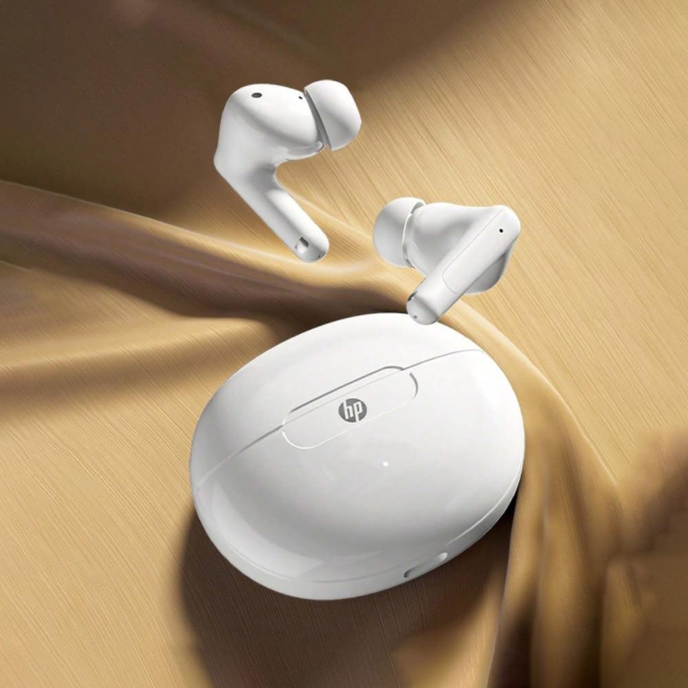 【HP 惠普】HP 惠普 HD1 真無線防水 ANC智能降噪 藍牙耳機 - 純淨白
