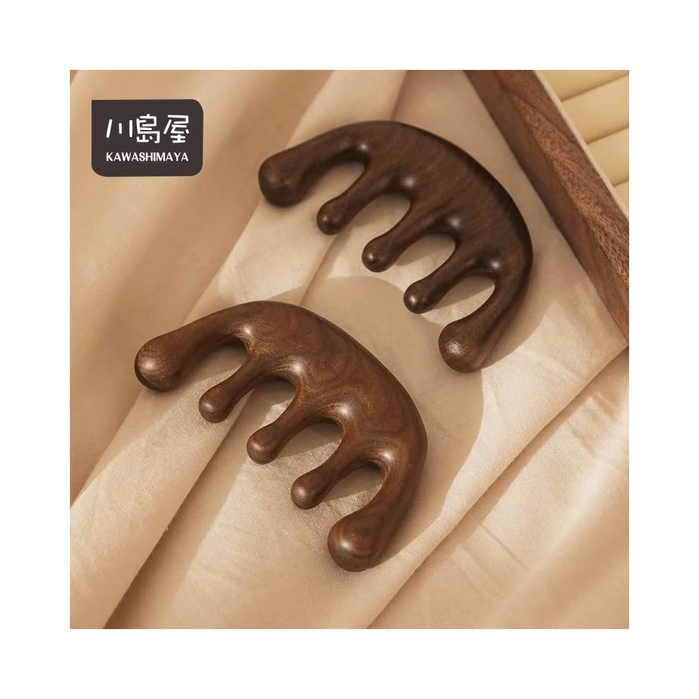 檀木按摩梳 檀木梳 檀香木梳 原木梳 魚型檀木梳 按摩梳 頭皮按摩梳 經絡梳 頭皮原木梳 金絲檀按摩梳  台灣現貨