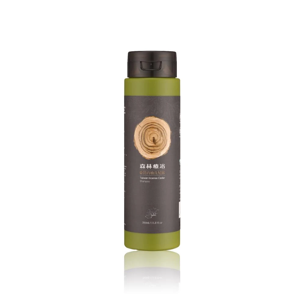 【璞草園】品牌直營｜臺灣肖楠精油洗髮露350ml－中性或偏油頭皮、頭髮潔淨