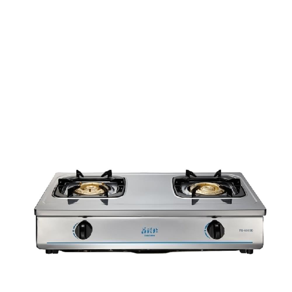 【莊頭北】二口台爐瓦斯爐TG-6303B基本安裝