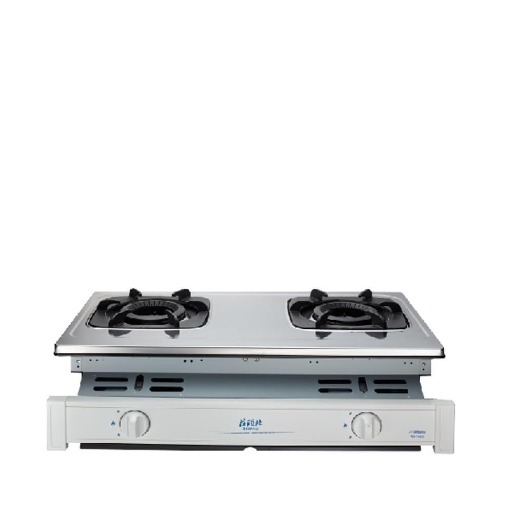 【莊頭北】二口爐嵌入爐瓦斯爐TG-7603基本安裝