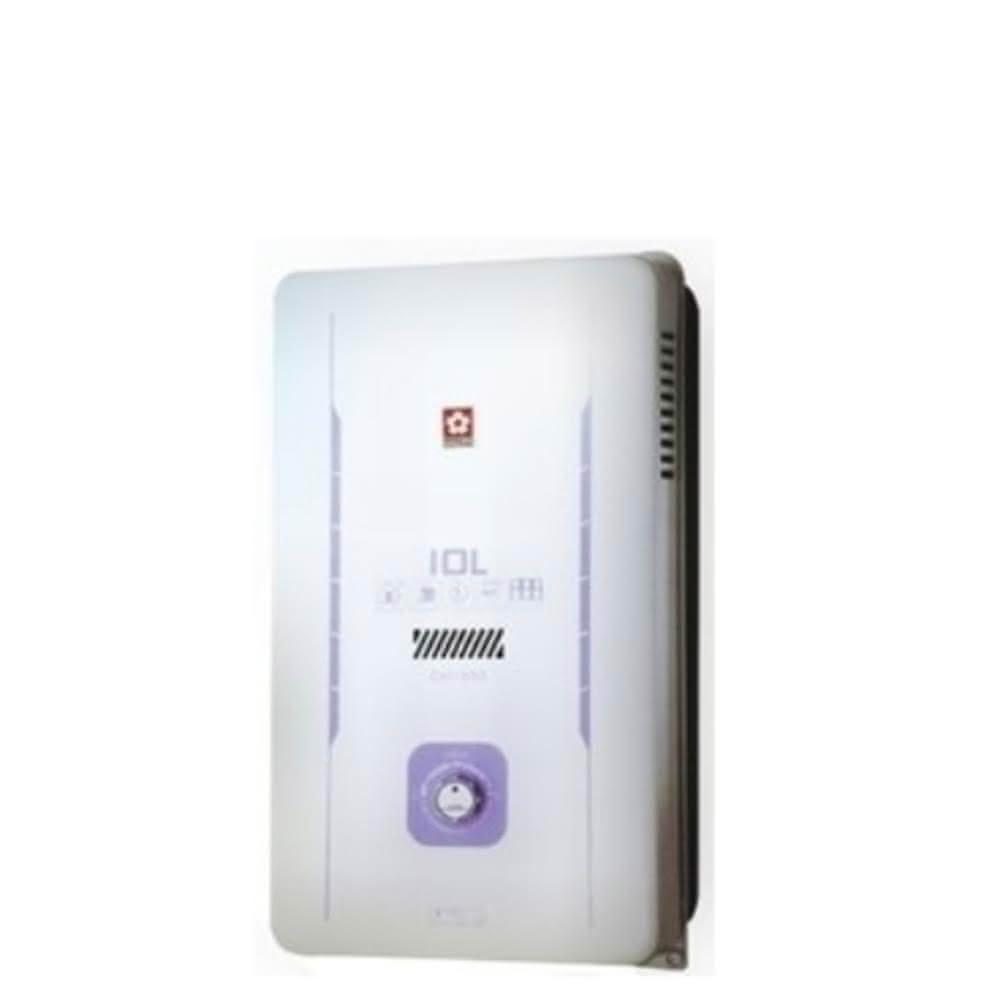 櫻花10公升抗風(與GH1006/GH-1006同款)熱水器天然氣GH-1006N基本安裝