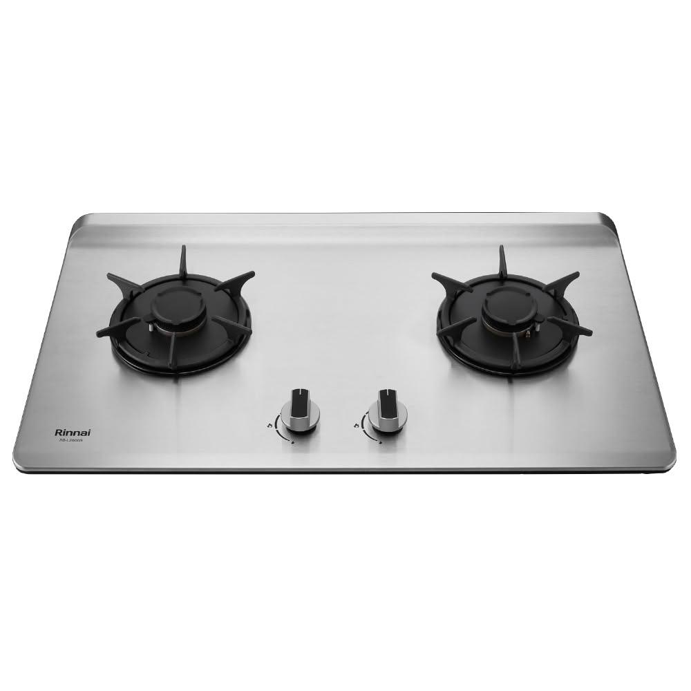 【林內】二口爐檯面爐彩焱瓦斯爐天然氣RB-L2600S-NG1 基本安裝