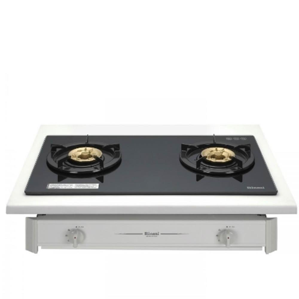 【林內】歐化雙口玻璃嵌入爐RBTS-227GC(B)瓦斯爐天然氣RBTS-227GC(B)_NG1 基本安裝