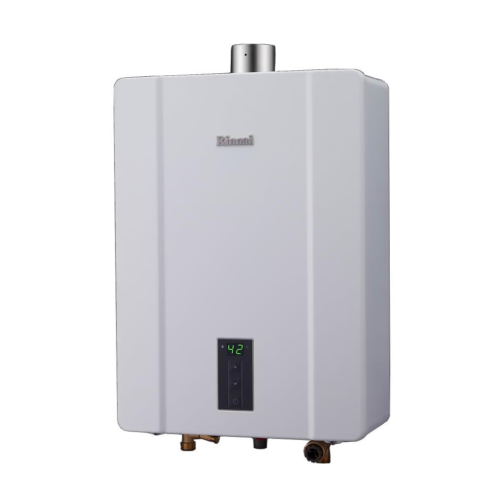 【林內】16公升數位恆溫強制排氣熱水器天然氣(雲嘉以南)RUA-C1600WF_NG2 基本安裝