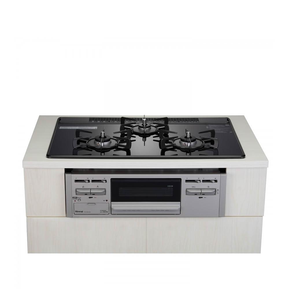【林內】嵌入式三口防漏爐+小烤箱爐連烤瓦斯爐天然氣RB71AM5U32S-VW-TR_NG1 基本安裝