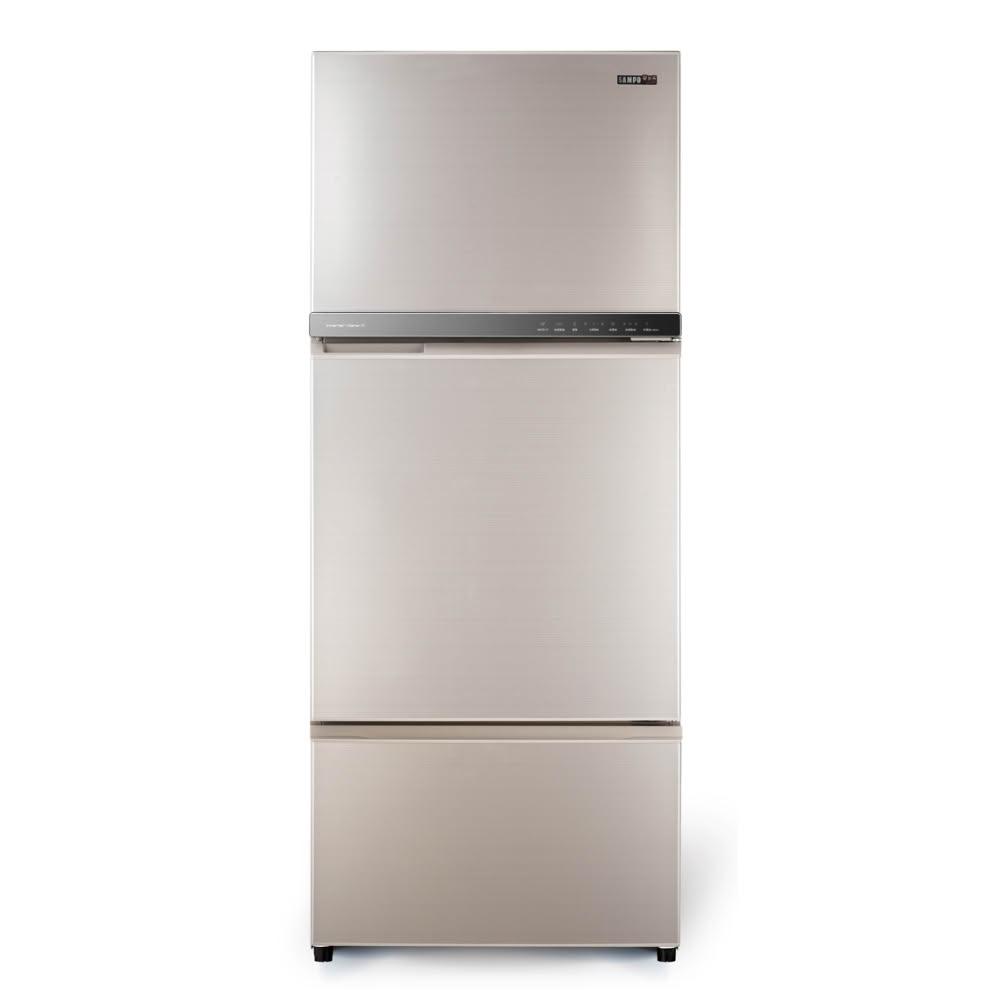 【SAMPO 聲寶】605公升三門變頻炫彩金冰箱SR-F61DV-Y7