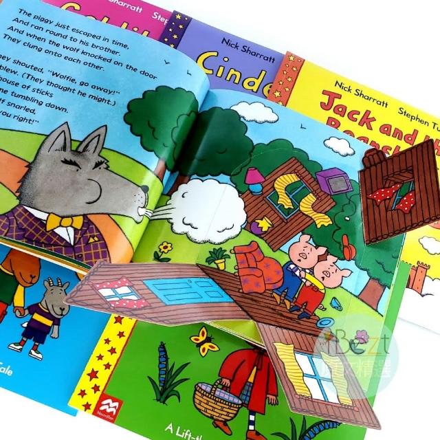 Nick Sharratt Fairy Tales 英語絵本6冊 Fairy Tales 6 Book(翻翻書音檔Nick Sharratt)