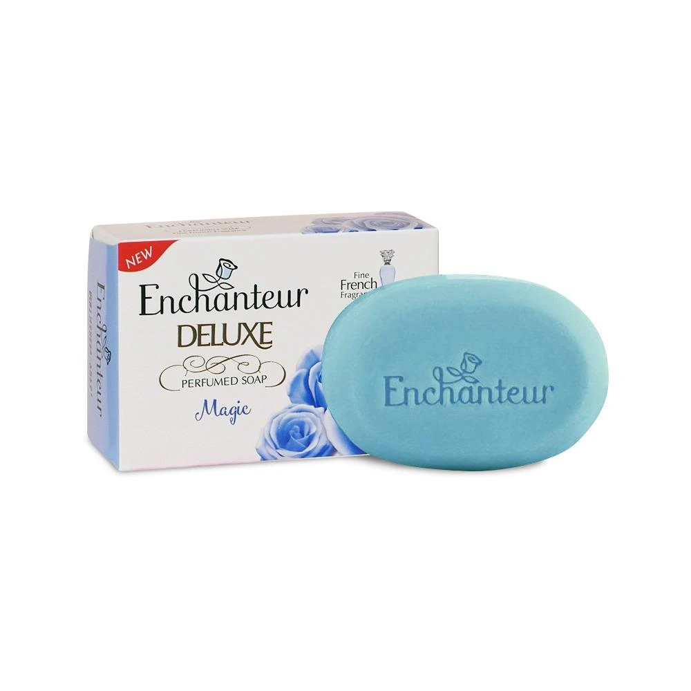 【Enchanteur 艾詩】香水香氛皂90g(藍)(魔幻玫瑰)∣(3%mo幣回饋) 香水香氛皂 奢華香水皂 肥皂 精油皂 手工皂 共3款 Enchanteur 選品生活屋